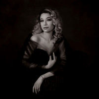 MARISELA Ana Montgomery Boudoir 4800px BW
