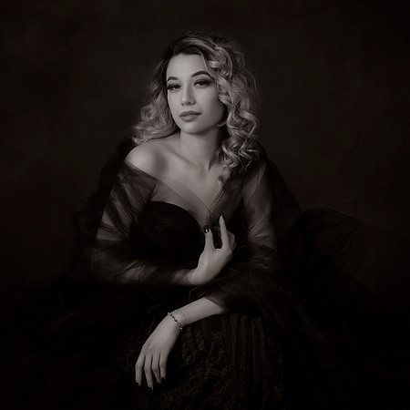 MARISELA Ana Montgomery Boudoir 4800px BW