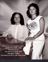 Ana Montgomery with Claudia De Colombia 1978